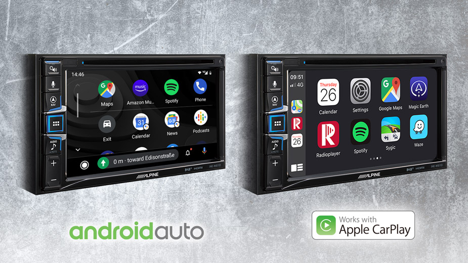 Apple CarPlay & Android Auto Compatibility - INE-W611DC