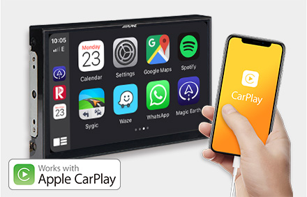 Works with Apple CarPlay - X903D-EX
