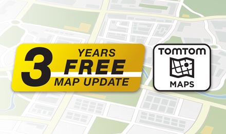 TomTom Maps with 3 Years Free-of-charge updates - X902D-V447