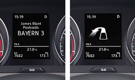 The Interface APF-X310MIB retains visual representation of Driver Information Display